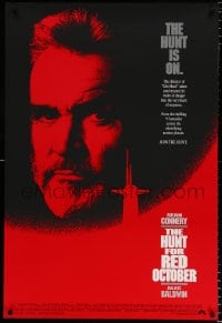 6g726 HUNT FOR RED OCTOBER int'l 1sh 1990 Russian military submarine captain Sean Connery!