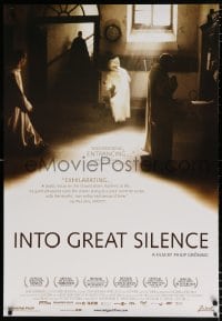 6g736 INTO GREAT SILENCE 1sh 2006 Grande Chartreuse monk documentary!