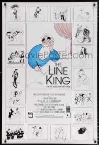 6g769 LINE KING 1sh 1996 The Al Hirschfeld Story, art of The Marx Bros., Streisand, Hepburn & more!