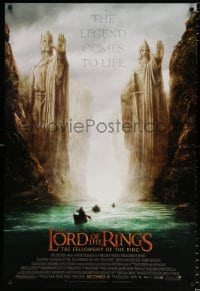 6g777 LORD OF THE RINGS: THE FELLOWSHIP OF THE RING advance DS 1sh 2001 J.R.R. Tolkien, Argonath!