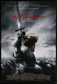 6g807 MESSENGER DS 1sh 1999 directed by Luc Besson, Milla Jovovich as Joan of Arc in battle!