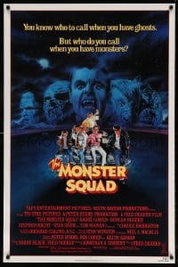 6g812 MONSTER SQUAD 1sh 1987 art of young heroes and classic villains by Craig!