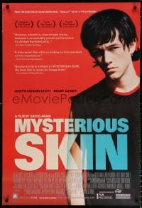 6g818 MYSTERIOUS SKIN 1sh 2004 close up of Joseph Gordon-Levitt, directed by Gregg Araki!