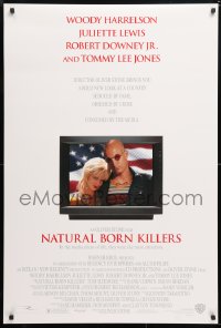 6g823 NATURAL BORN KILLERS DS 1sh 1994 Oliver Stone, Woody Harrelson & Juliette Lewis on TV!