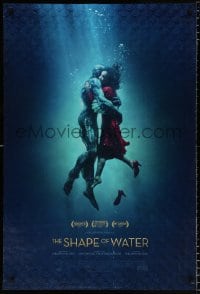 6g891 SHAPE OF WATER style B int'l DS 1sh 2017 Guillermo del Toro, Doug Jones as the Amphibian Man!