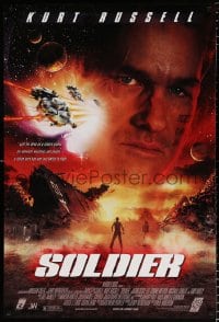 6g903 SOLDIER 1sh 1998 Kurt Russell, Jason Scott Lee, great sci-fi image!