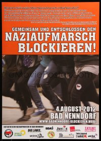 6g347 ANTIFASCHISTISCHE AKTION Bad Nenndorf style 16x24 German special poster 2012 Antifa network!