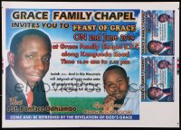 6g402 GRACE FAMILY CHAPEL 12x17 Kenyan special poster 2014 Bonface Odhiambo and Charles Kingori!