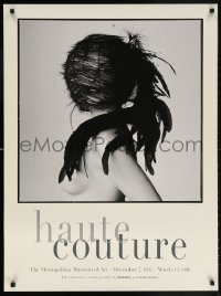 6g220 HAUTE COUTURE 26x35 museum/art exhibition 1995 photograph of a nude woman by Irving Penn!