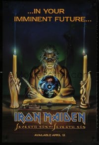 6g081 IRON MAIDEN 24x36 music poster 1988 Seventh Son of a Seventh Son, Riggs art of Eddie!