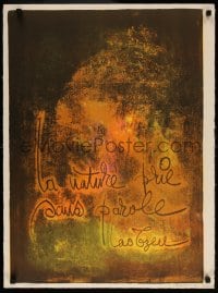 6g041 LEBADANG signed #127/150 22x30 art print 1967 by the artist, Nature Prays Without Words 3!