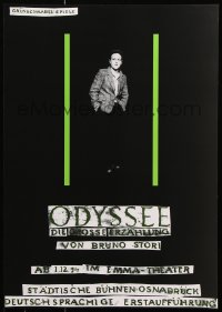 6g184 ODYSSEE 17x24 German stage poster 1994 cool full-length image and stark design!