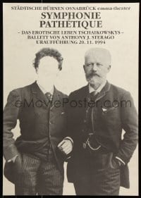 6g191 SYMPHONIE PATHETIQUE 17x24 German stage poster 1994 Pyotr Ilyich Tchaikovsky!
