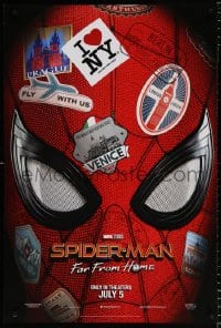 6g915 SPIDER-MAN: FAR FROM HOME teaser DS 1sh 2019 Marvel Comics, Tom Holland in title role!