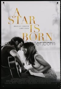 6g916 STAR IS BORN advance DS 1sh 2018 Bradley Cooper stars and directs, romantic image w/Lady Gaga!