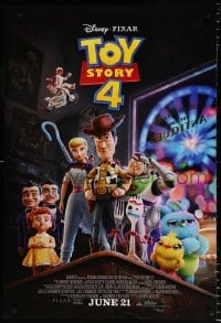 6g961 TOY STORY 4 advance DS 1sh 2019 Walt Disney, Pixar, Woody, Buzz Lightyear and cast!