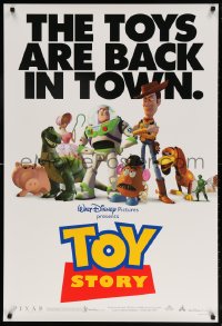 6g960 TOY STORY int'l 1sh 1995 Disney & Pixar cartoon, great images of Buzz, Woody & cast!