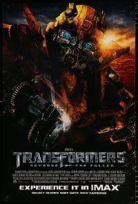 6g964 TRANSFORMERS: REVENGE OF THE FALLEN IMAX 1sh 2009 Michael Bay directed!