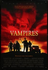 6g982 VAMPIRES 1sh 1998 John Carpenter, James Woods, cool vampire hunter image!