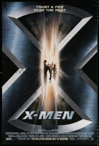 6g998 X-MEN style B int'l advance DS 1sh 2000 Bryan Singer, Marvel Comics super heroes!