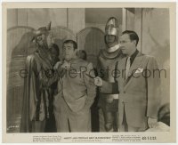 6h087 ABBOTT & COSTELLO MEET FRANKENSTEIN 8x10 still 1948 Bud & Lou with wacky costumed guys!
