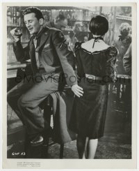 6h092 ACT OF LOVE 8.25x10 still 1953 drunk Kirk Douglas gives Barbara Laage a pat on the seat!