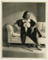 6h111 ANN DVORAK 8x10 still 1930s wonderful seated portrait at Warner Bros. by Elmer Fryer!