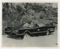 6h130 BATMOBILE 8x10 still 1966 great image of Adam West as Batman in his car!