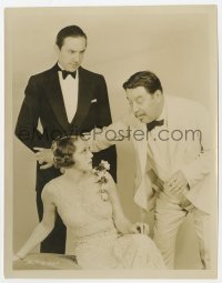 6h148 BLACK CAMEL 8x10.25 still 1931 3-shot of Bela Lugosi, Warner Oland as Charlie Chan & Eilers!