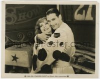 6h254 DANGEROUS CURVES 8x10.25 still 1929 best portrait of Clara Bow & Richard Arlen hugging!