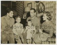 6h270 DESPERATE HOURS candid 7.5x9.5 still 1955 Lauren Bacall & Humphrey Bogart's kids visit set!