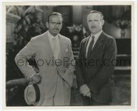 6h297 DOUGLAS FAIRBANKS SR/DONALD CRISP 8.25x10 still 1920s candid of the leading man & director!