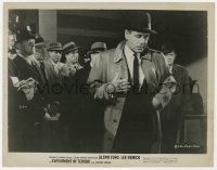 6h321 EXPERIMENT IN TERROR 8x10.25 still 1962 close up of Glenn Ford with cops & detectives!