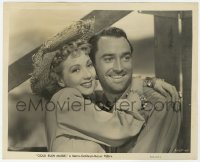 6h387 GOLD RUSH MAISIE 8x10 still 1940 romantic close up of Ann Sothern hugging Lee Bowman!