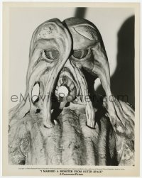 6h447 I MARRIED A MONSTER FROM OUTER SPACE 8x10.25 still 1958 best close portrait of the alien!