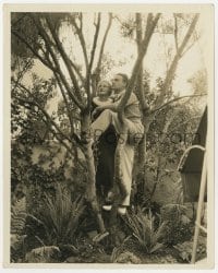6h474 JAMES CAGNEY 8x10 still 1930s climbing a tree with his wife Frances by Bert Longworth!