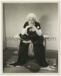 6h480 JEAN HARLOW deluxe 8x10 still 1931 incredible publicity portrait when she made Iron Man!