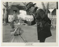 6h561 LITTLEST REBEL 8x10.25 still 1935 soldier Jack Holt giving orders to young Shirley Temple!