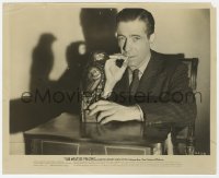 6h591 MALTESE FALCON 8.25x10 still 1941 Humphrey Bogart holding the stuff that dreams are made of!