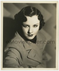 6h605 MARGARET LINDSAY 8.25x10 still 1930s great close portrait at Warner Bros. by Elmer Fryer!