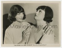 6h665 MYSTERY OF THE WAX MUSEUM candid 8x10.25 still 1933 Monica Bannister & her wax likeness!