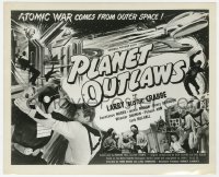 6h739 PLANET OUTLAWS 8.25x10 still 1953 Buster Crabbe, great image of the title lobby card!