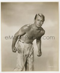 6h800 SAIGON 7.75x9.25 still 1948 best full-length portrait of barechested Alan Ladd!