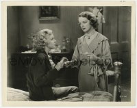 6h864 SUZY 8x10.25 still 1936 Inez Courtney stares at pretty Jean Harlow sitting on bed!