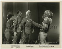 6h900 THIS ISLAND EARTH 8x10.25 still R1964 Morrow protects Domergue & Reason from Mutant!
