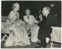 6h926 TOPPER TAKES A TRIP candid 7.5x9.5 still 1939 Roland Young, Billie Burke & Teasdale on set!
