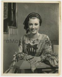 6h955 VOLTAIRE 8x10.25 still 1933 smiling portrait of pretty Margaret Lindsay in costume!