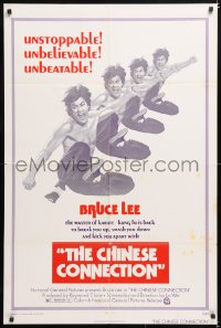 6j197 CHINESE CONNECTION 1sh 1973 kung fu master Bruce Lee is back to kick you apart!
