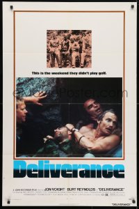 6j258 DELIVERANCE 1sh 1972 Jon Voight, Burt Reynolds, Ned Beatty, John Boorman classic!