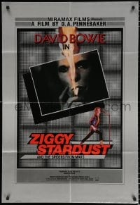 6j997 ZIGGY STARDUST & THE SPIDERS FROM MARS English 1sh 1983 glam rock, David Bowie!